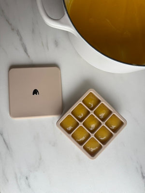 Fryseform Mini - Isbitform i Silikon med Lokk - VELG FARGE