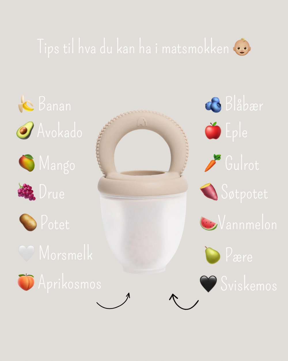 Matsmokk/fruktsmokk 6+ My1 BUBBLES