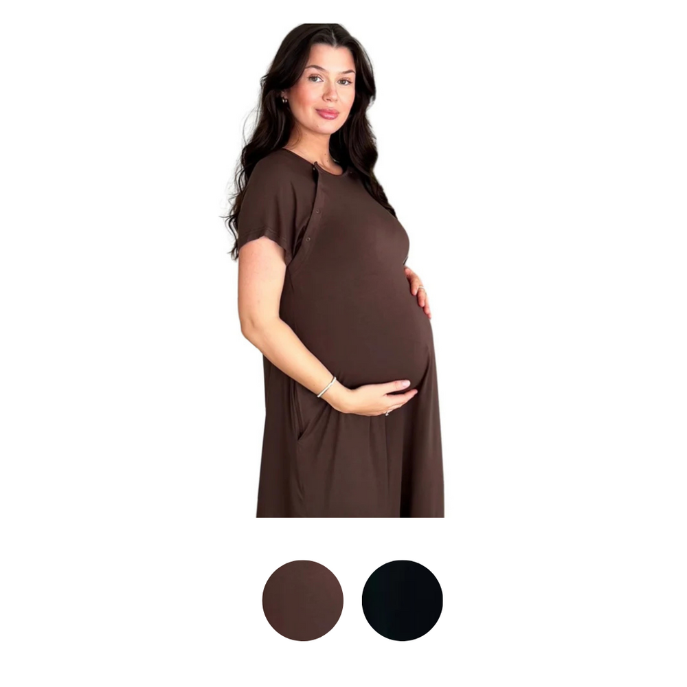 Føde-/Barselkjole - BESTSELGER - VELG FARGE